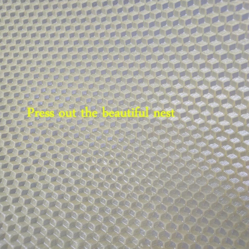 86*310mm Manual Honeycomb Embossing Machine Hive Base Plate Roller Press Machine