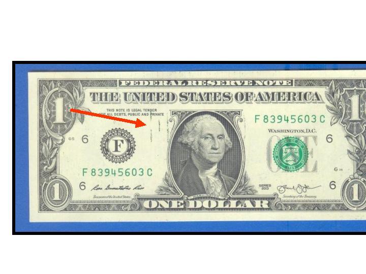 ERROR == OVER print and ink === Ten notes....== == == LQQK at all 10 notes