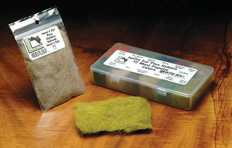 Hareline Dubbin' HARE'S EAR PLUS DUBBING Fly Tying Material