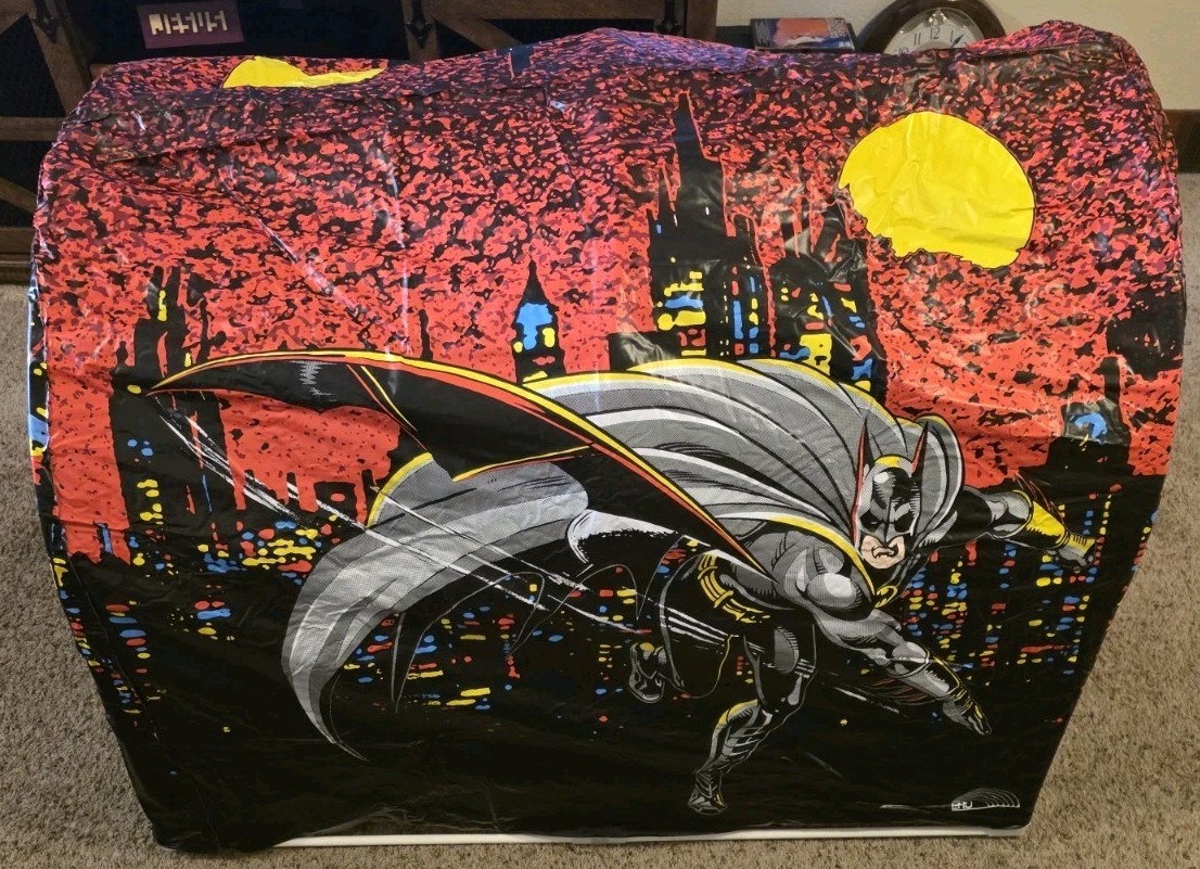 🔥VTG RARE COMPLETE DC Batman Returns Ero Slumber Shoppe Play Tent🔥