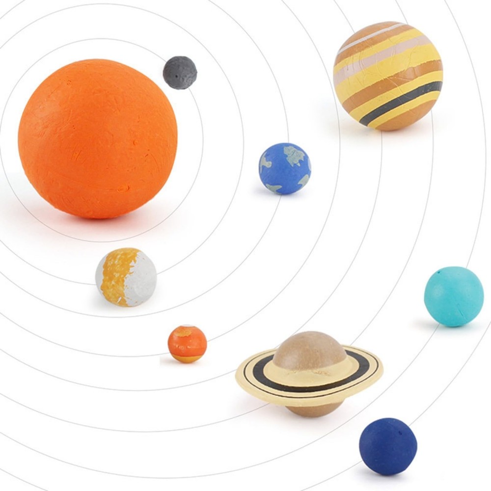 9 Piece Universe Planet Solar System Model Nine Planets Model Solar System Pl...