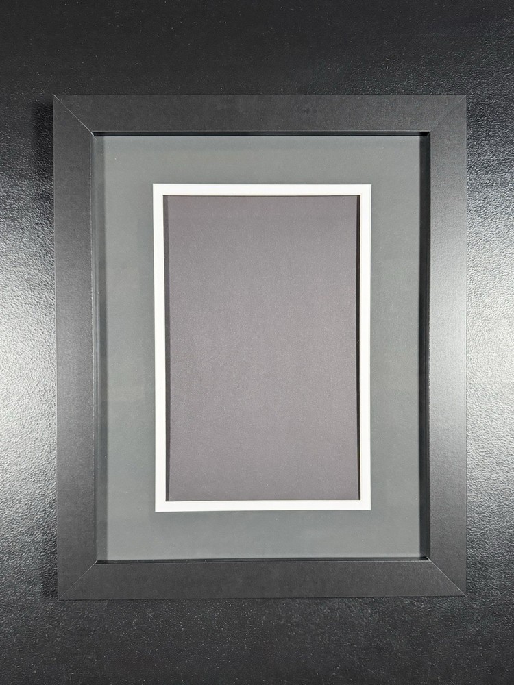 (2 Pack) BCW Comic Book FRAME - MODERN CURRENT Size Black Wood Polycarbonate