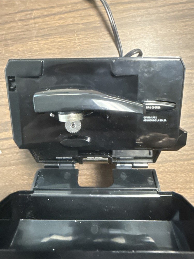 BLACK+DECKER Spacemaker Under Cabinet Can/Bottle/Bag Opener + Knife Sharpener