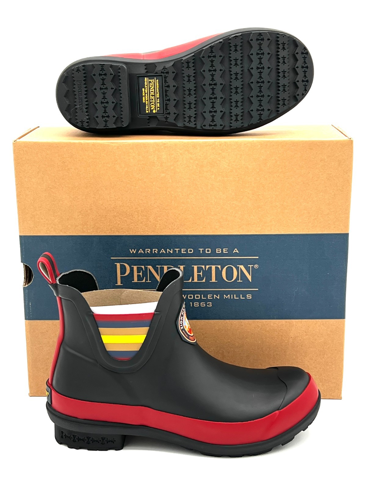 Pendleton Zion National Park Women's Chelsea Rain Boots Black FINAL STOCK