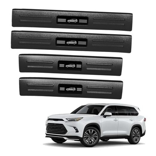 Scratch Resistant Door Sill Protector ABS for Grand Highlander (Include