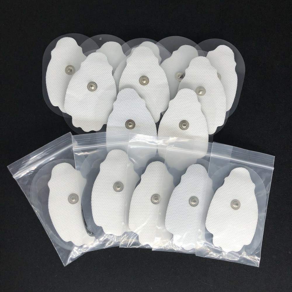 24PCS Snap On Replacement Pads For Pulse Massager & Electrode Tens Unit US