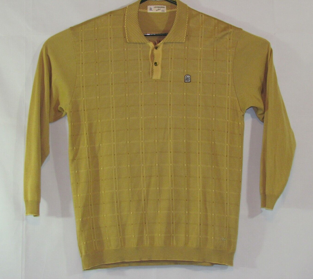 Leonardo  Long Sleeve Yellow Sweater 52/180