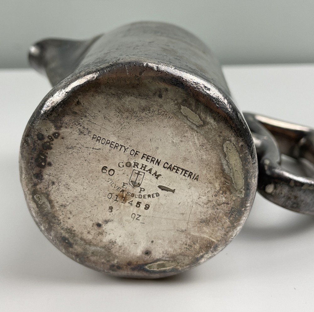 Gorham Silver Soldered Vintage Creamer