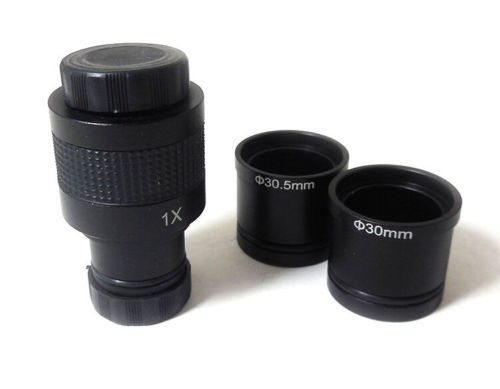 New Microscope 1X C-mount adapter 4 CCD Camera Digital 23.2mm 30mm 30.5mm