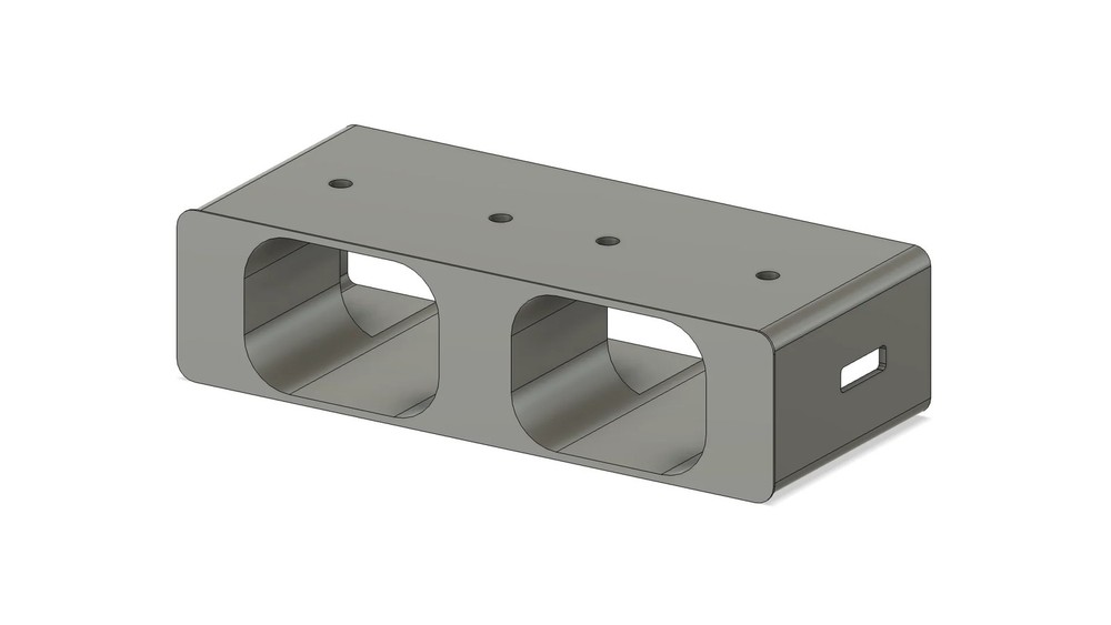 JetKVM Dual Adapter Insert for AI Key Rack Mount