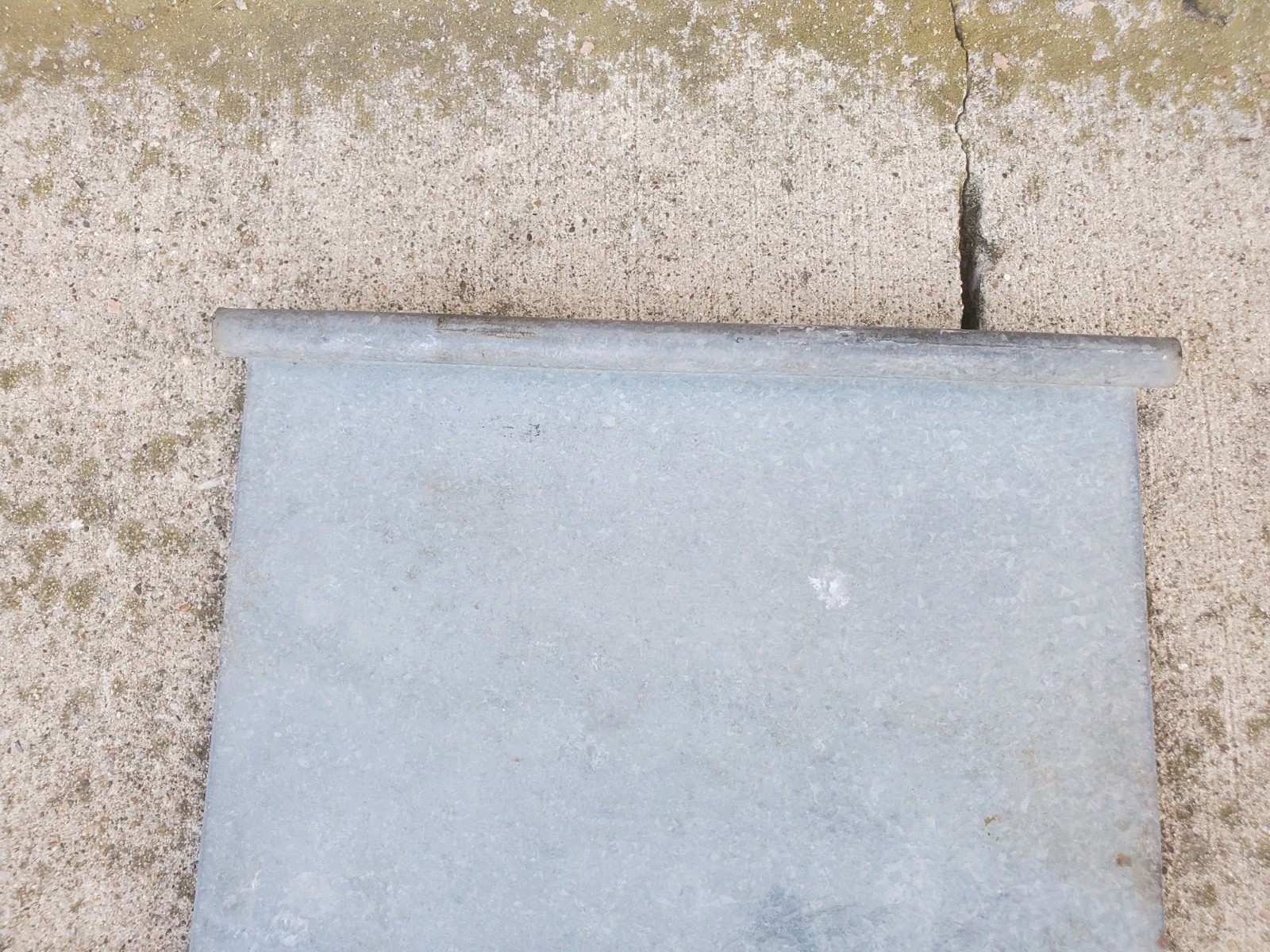 10" Galvanized Metal Smidley Hog Feeder Lid Livestock