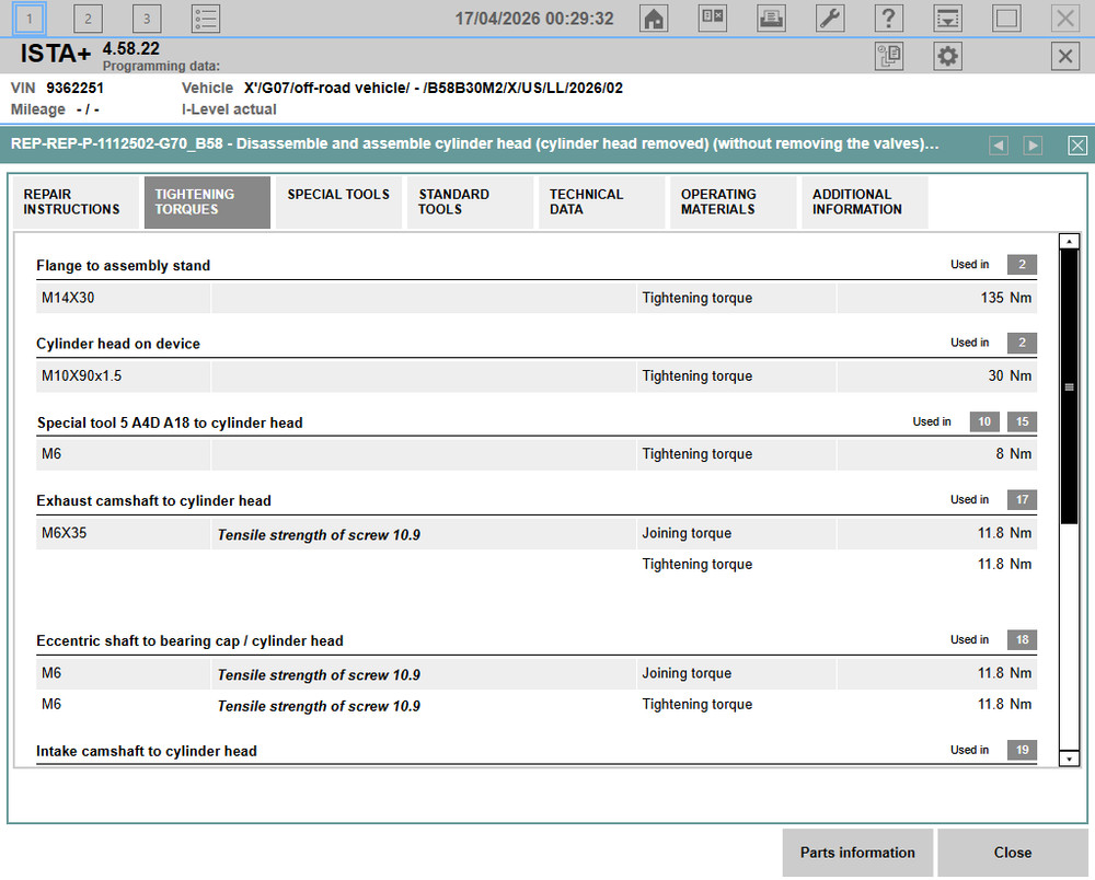 ISTA+ 4.58.22 Diagnostic and Programming, New, full psdzdata, coding, All series