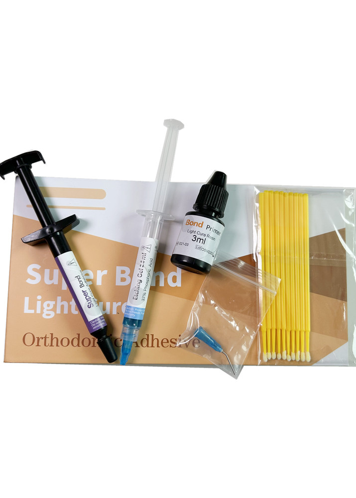 Dental Orthodontic Composite Resin Direct Paste Adhesive Bond Self Light Curing