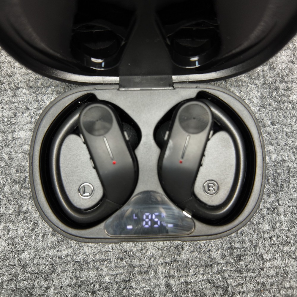 Real Time AI Translator Earbuds 166 Languages Bluetooth iOS Android Black