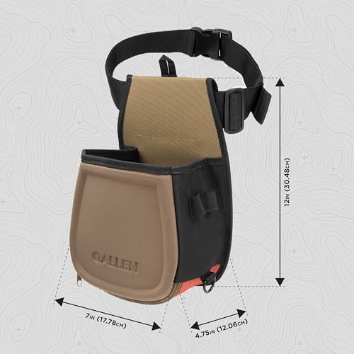 Allen Eliminator Basic Double Compartment Shooting Bag - Coffee Black