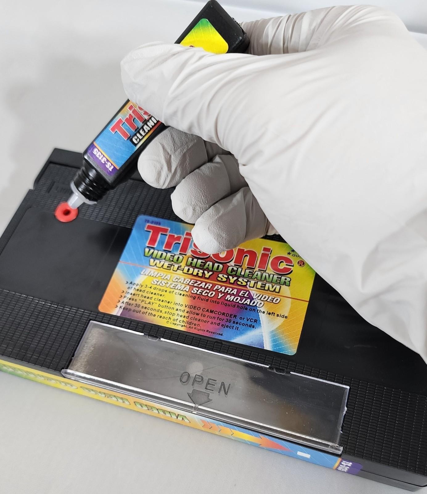 2-Pack VHS VCR Video Head Cleaner – Wet-Dry Cleaning System