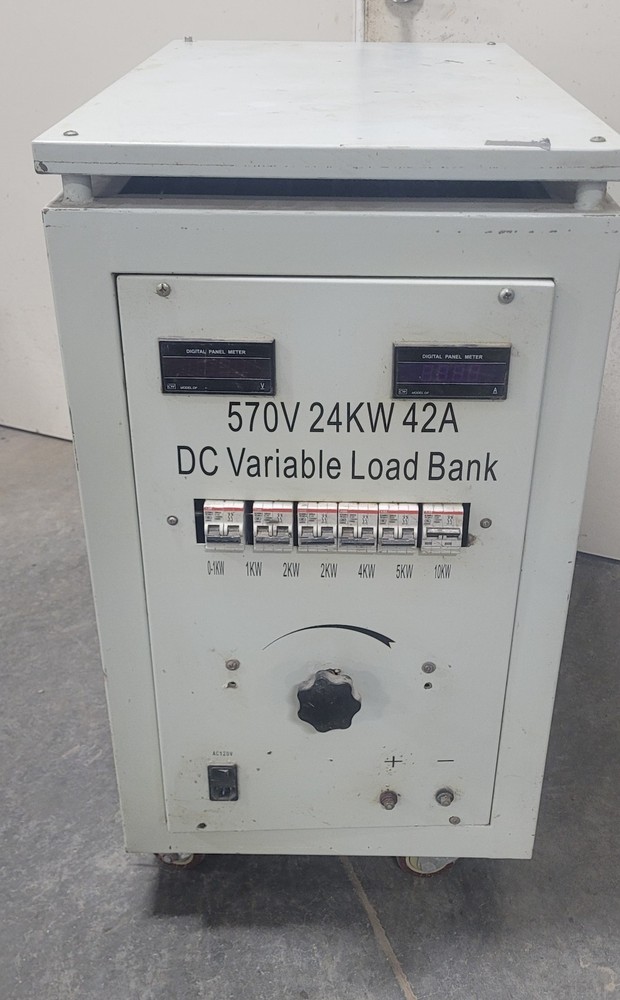 adjustable dump load 25kW power resistor 0- 600VDC digital display