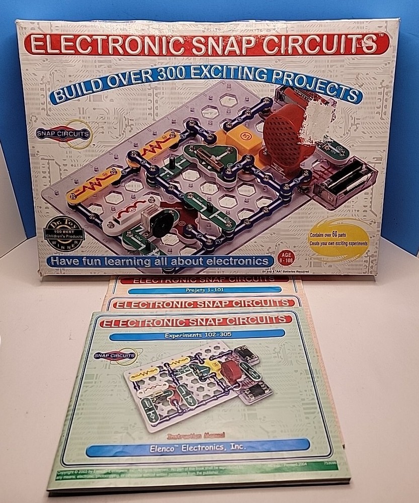 Elenco Snap Circuits Model SC-300 Electronics Kit.