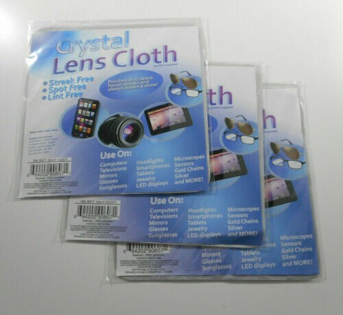 5 PACK -Crystal Lens Cloth