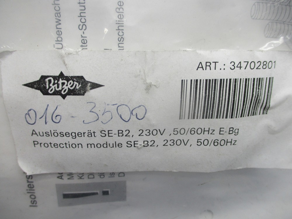 BITZER SE-B2 34702801 MODULE UNMP