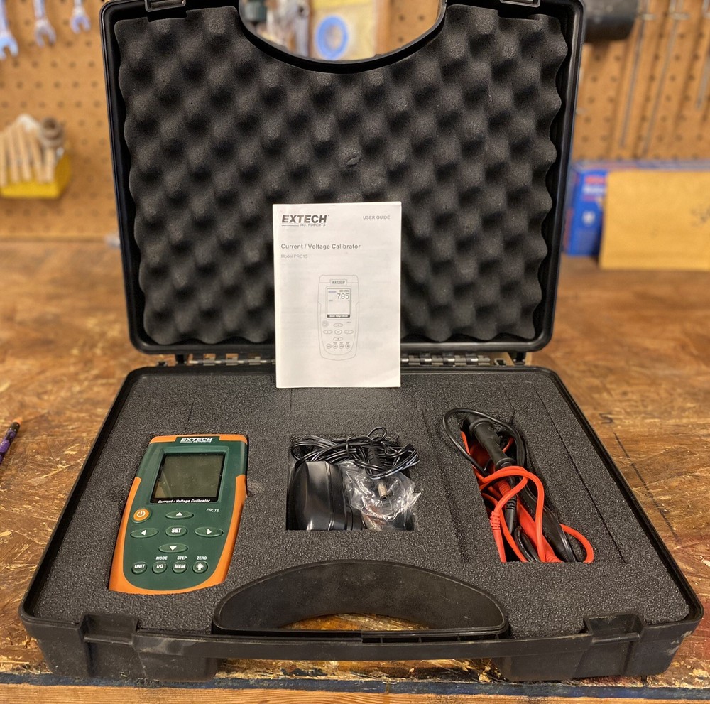 Extech PRC15 Current / Voltage Loop Calibrator Meter NIST Calibration Hand-held