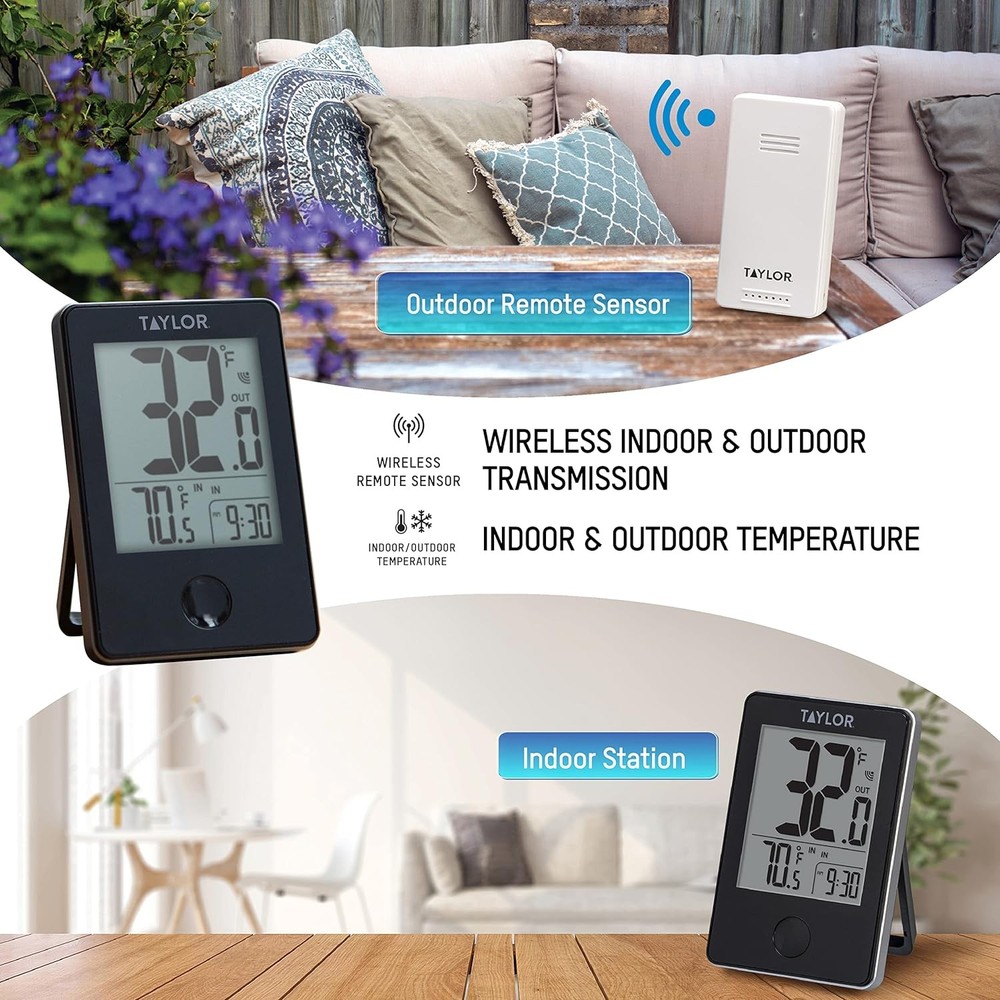Precision Products Wireless Digital Indoor/Outdoor Thermometer
