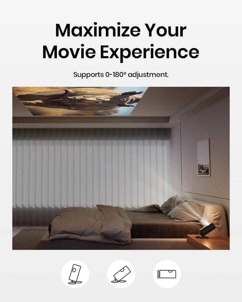 Compact Desktop Stand for Capsule Projectors