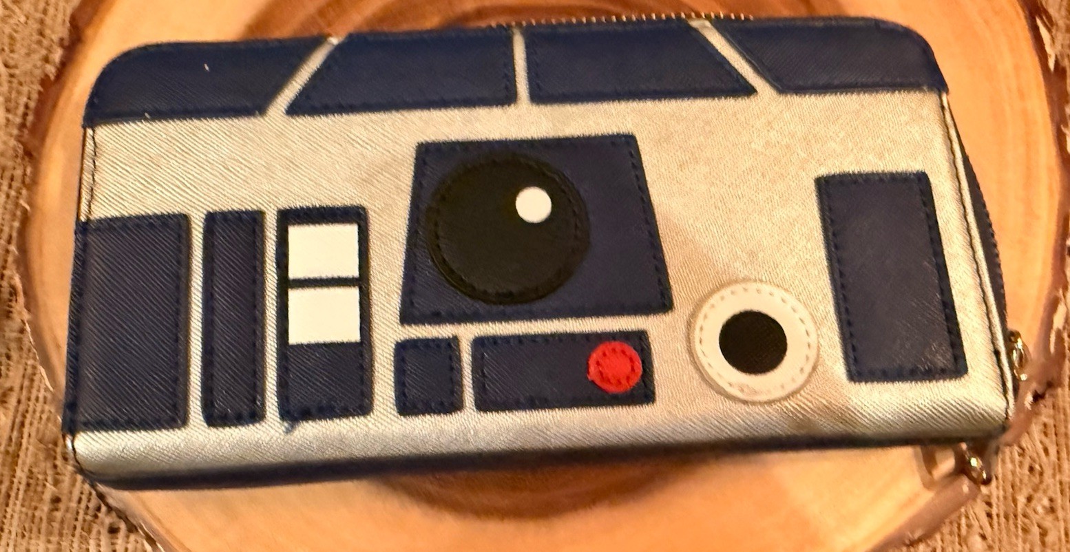 Loungefly Star Wars R2-D2 R2D2 Saffiano Faux Leather Wallet Used 1X