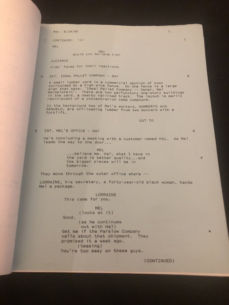NEVER FORGET TELEPLAY by Ronald Rubin [Final Shooting Script]