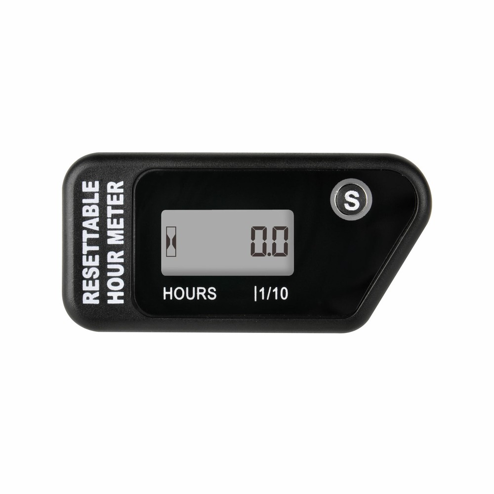 2/4 Stroke LCD Inductive Gasoline Engine Hour Meter Maintenance Mower Tractor