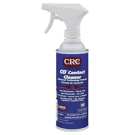 Crc 02017 Contact Cleaner, Trigger Spray Can, 10 Oz, Liquid