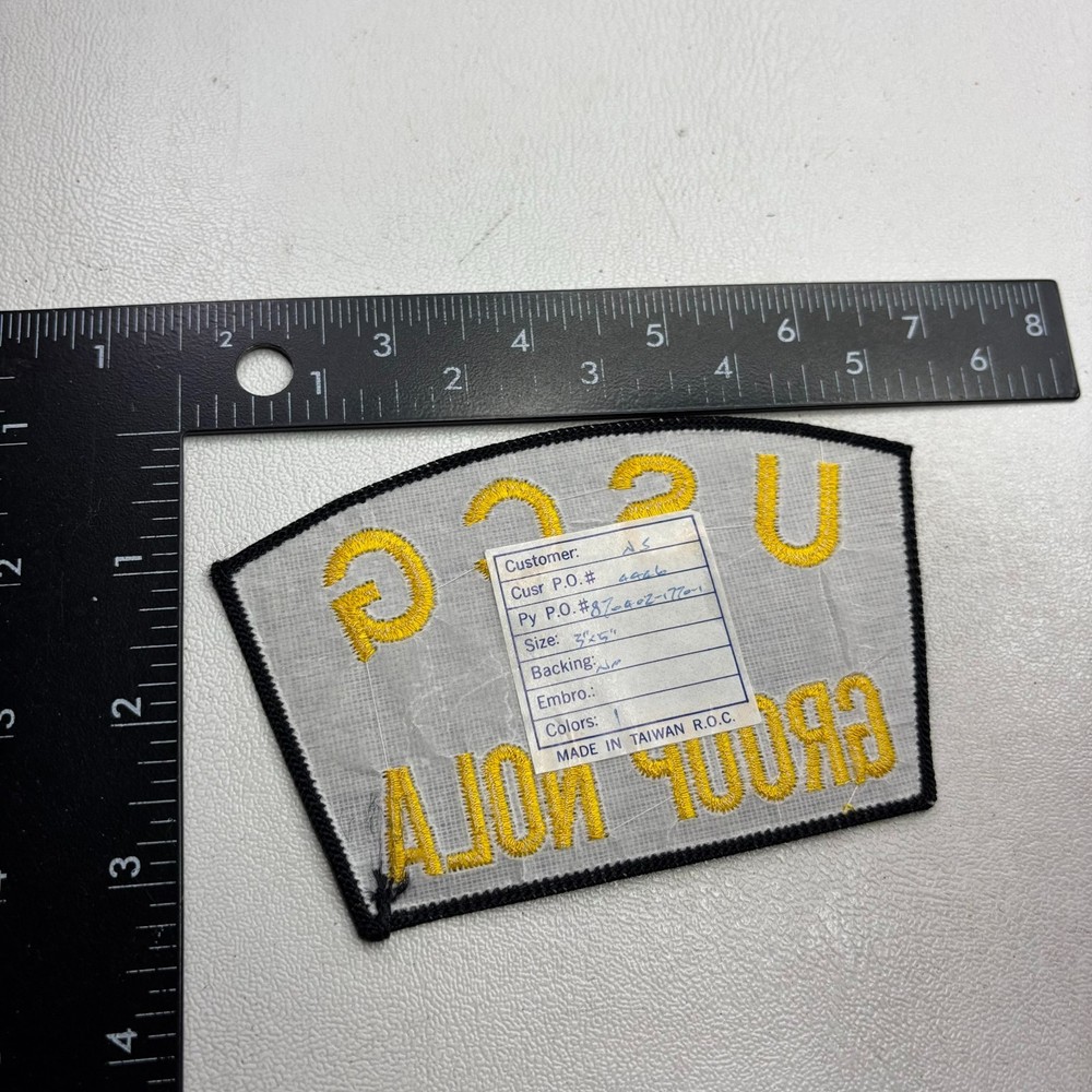 USCG US COAST GUARD GROUP NOLA Hat Patch 50D3