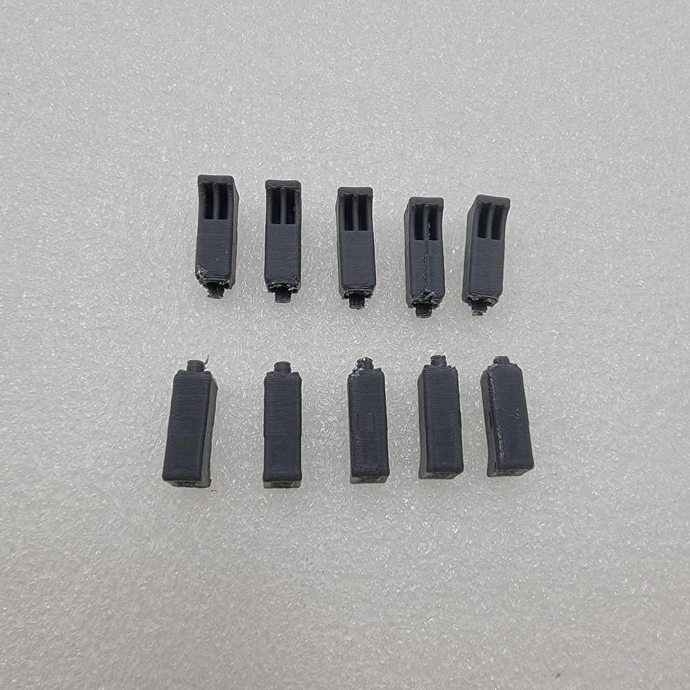 (10) 3rd party Replacement gray MIC tabs for Juniper MIC networking cards MIC-3D