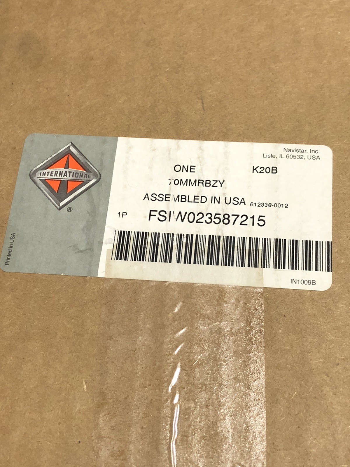 International FSIW023587215 Cab Suspension Air Bag Genuine OEM New Firestone