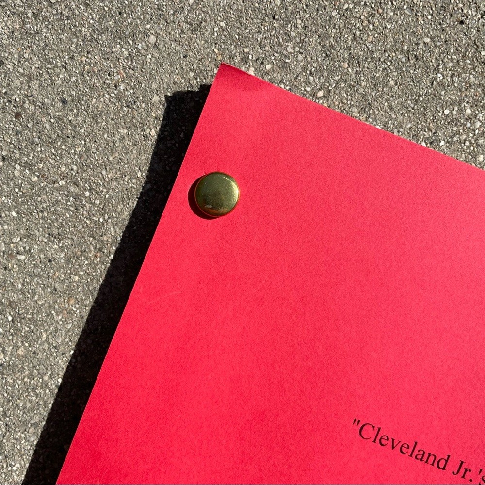 The Cleveland Show Kimberly Ferguson 2010 Production Used Table Draft Script