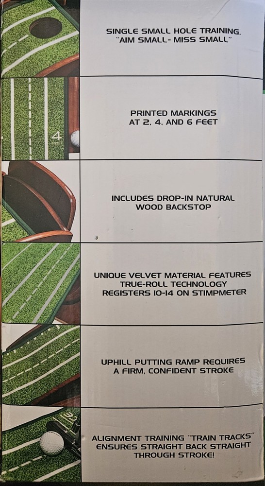 PERFECT PRACTICE Putting Mat Compact 8 Feet NEW