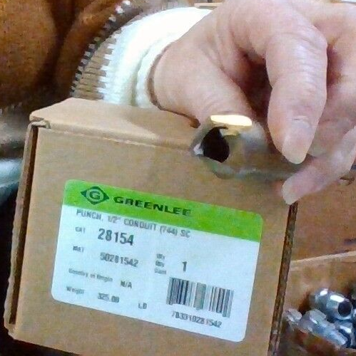 Greenlee 28154 Punch 1/2" Conduit