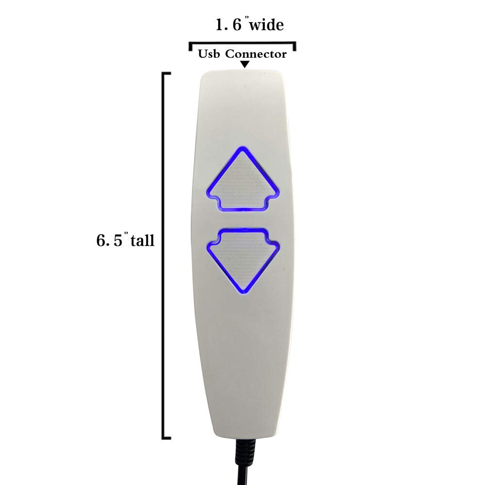Lift Chair Remote Hand Control 2 Button 5 Pin USB Backlight replace Pride Remote
