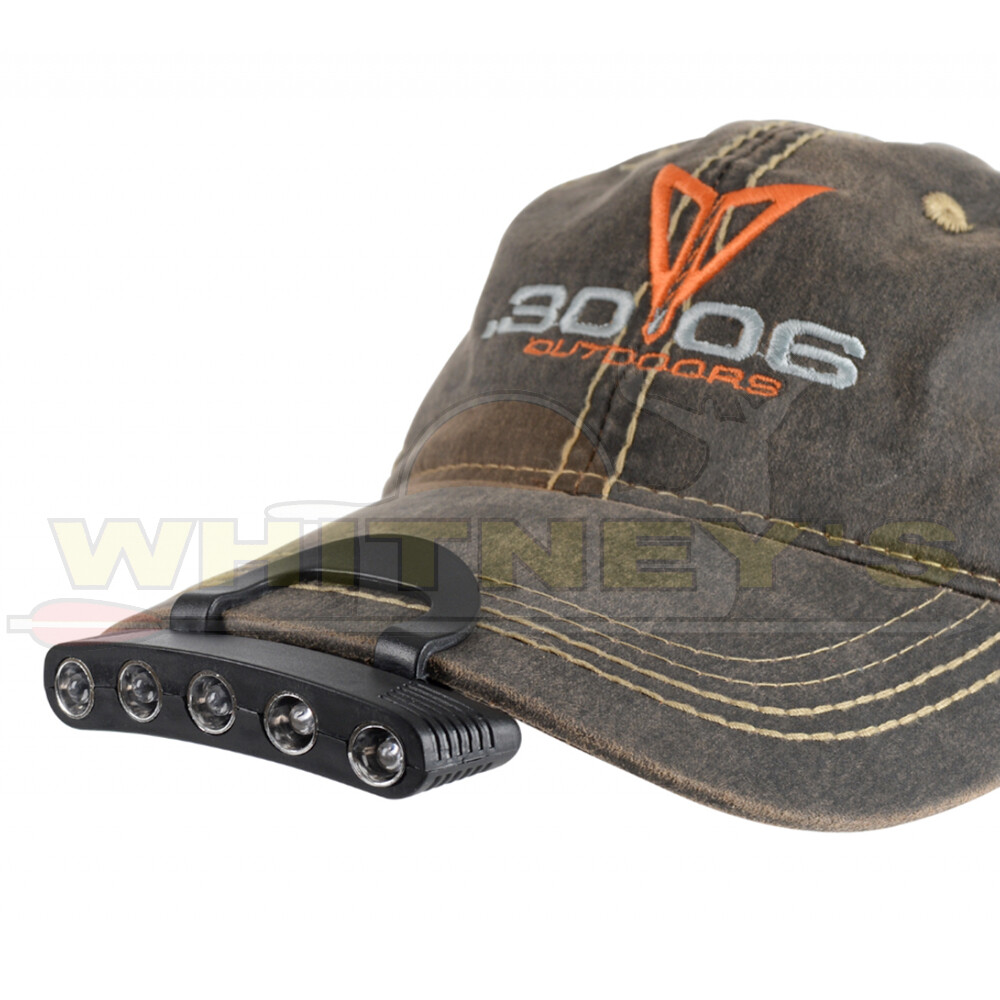 .30-06 Outdoors-Bright Trail Multi-Function Adjustable Cap Light - Black-BTB-1