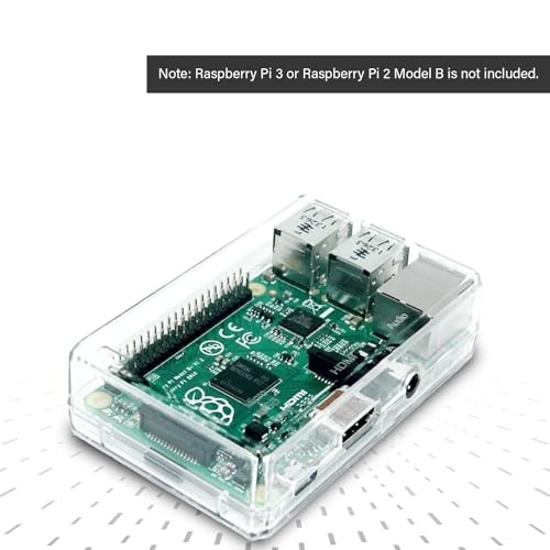 Premium Transparent Closed Case for Raspberry Pi 2 Model B Good for Xbmc Users