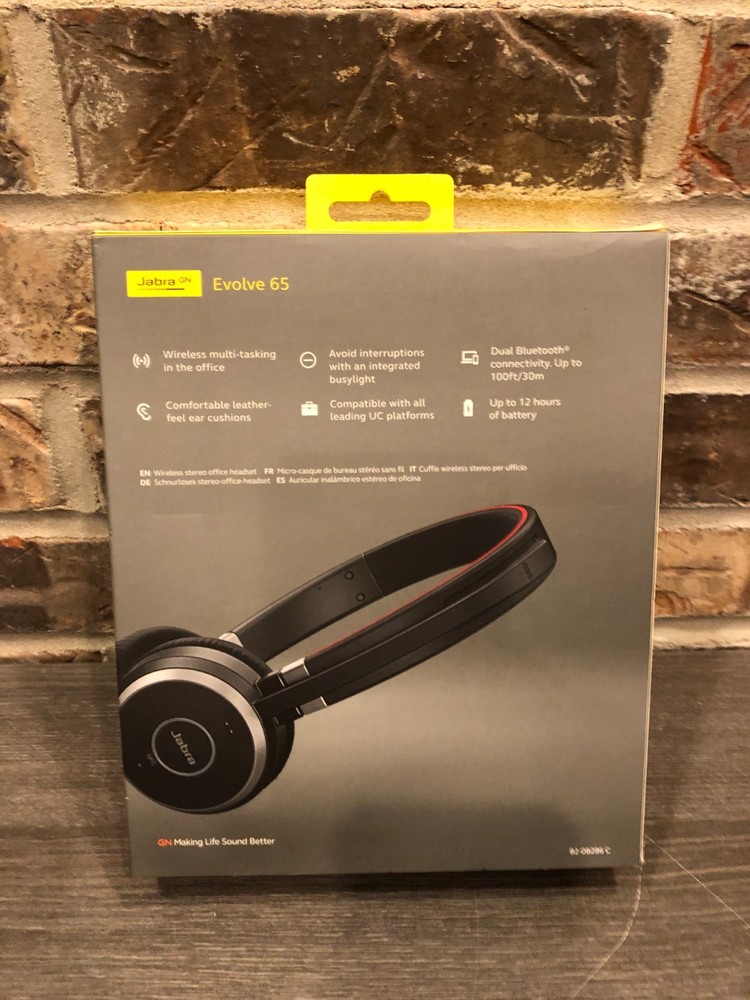 Jabra Evolve 65 SE Link380a MS Stereo Professional Bluetooth Headset