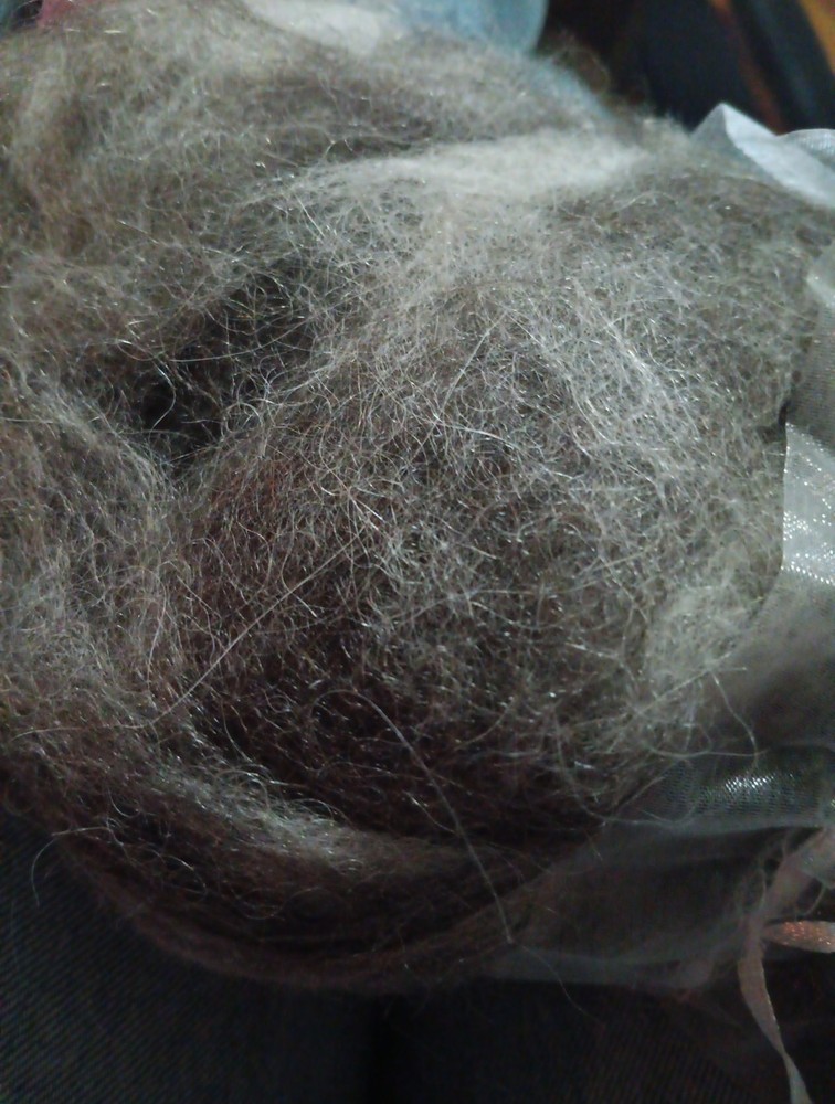 1oz Merino/conchal Wool Batt/carded Material
