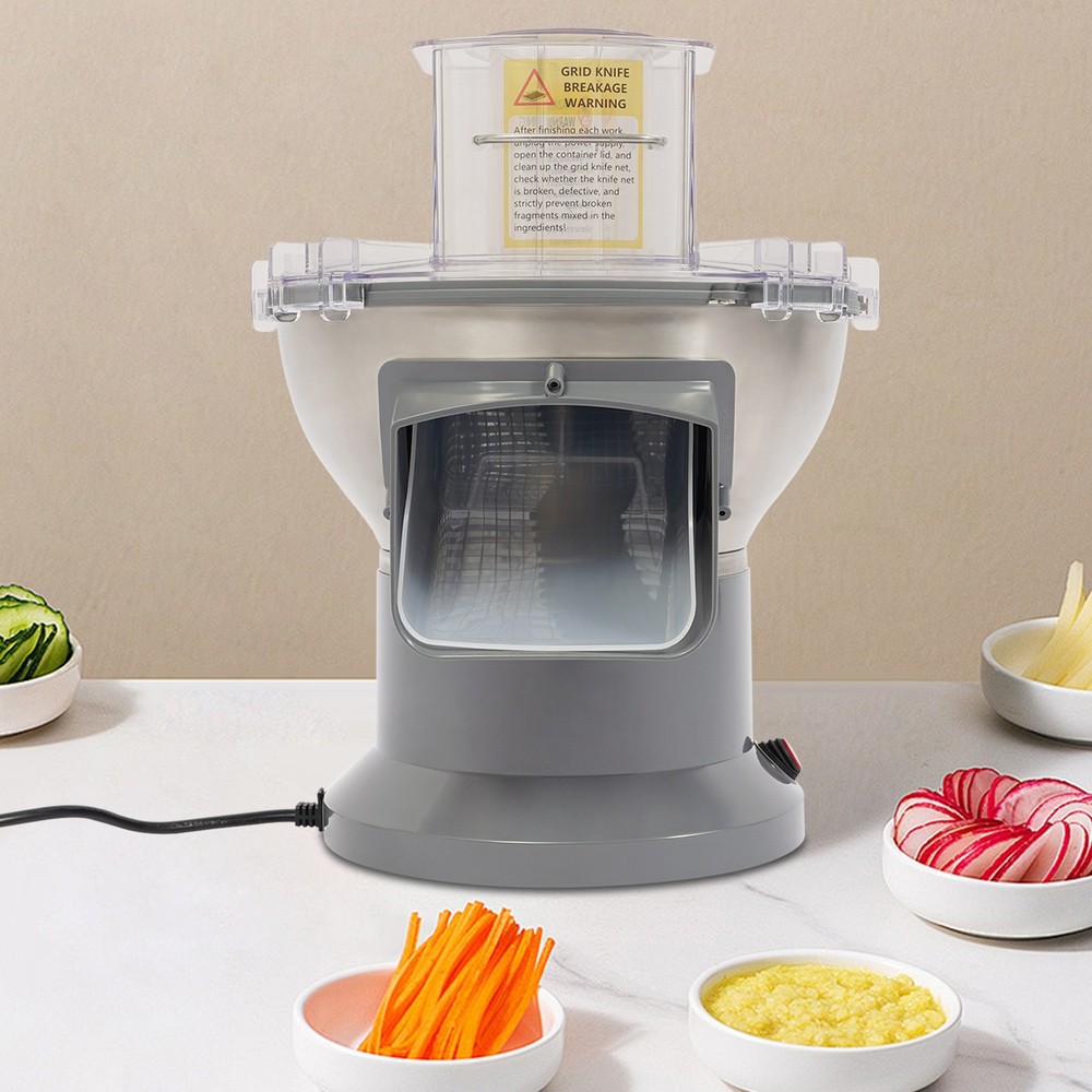 4-In-1 Electric Vegetable Dice Chopper Multifunctional Fruit Slice Processor