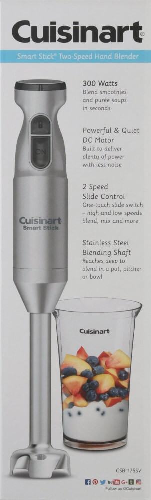 Cuisinart Smart Stick Two-Speed Hand Blender CSB-175P1