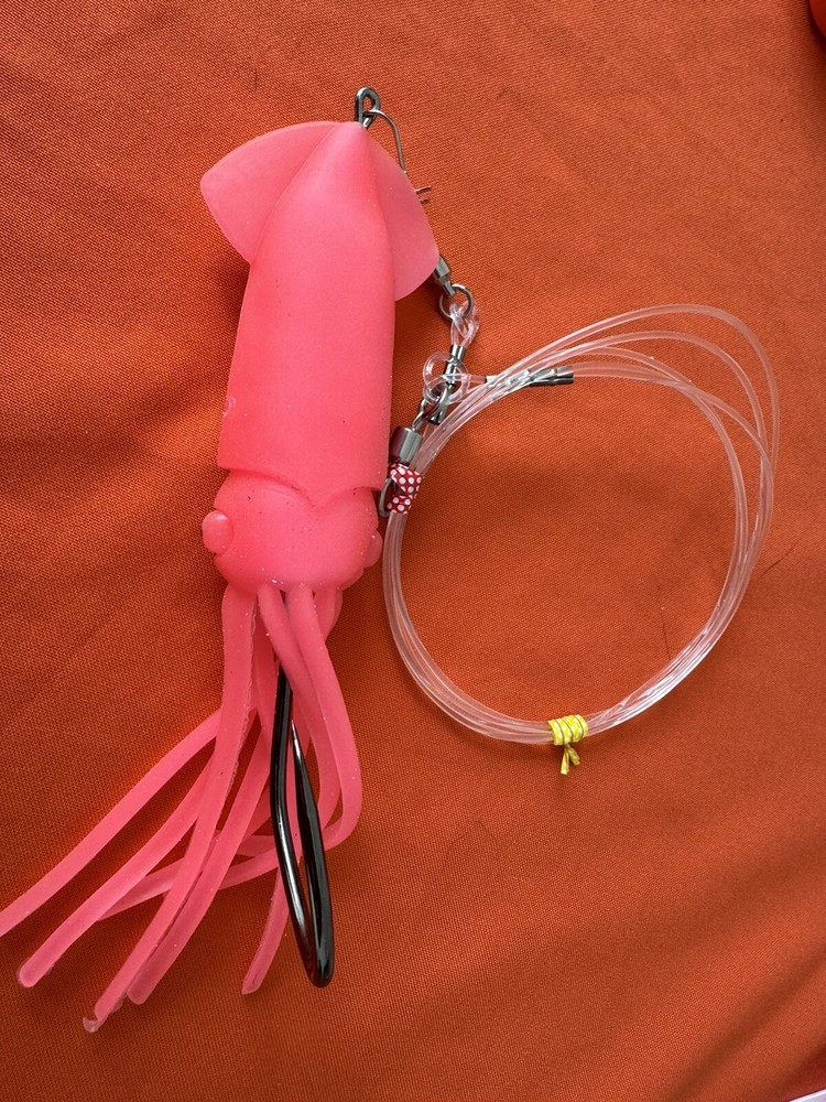 380g COD, HADDOCK, LARGE SQUID NORWAY Haddock  LURE  GLOW SQUID 12/0