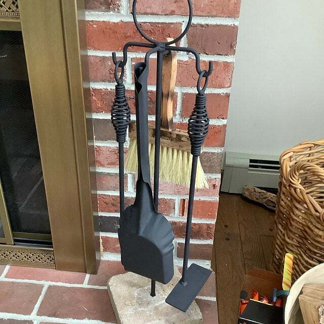 Special Listing-Basic Fireplace Set & Blow Poker-29"