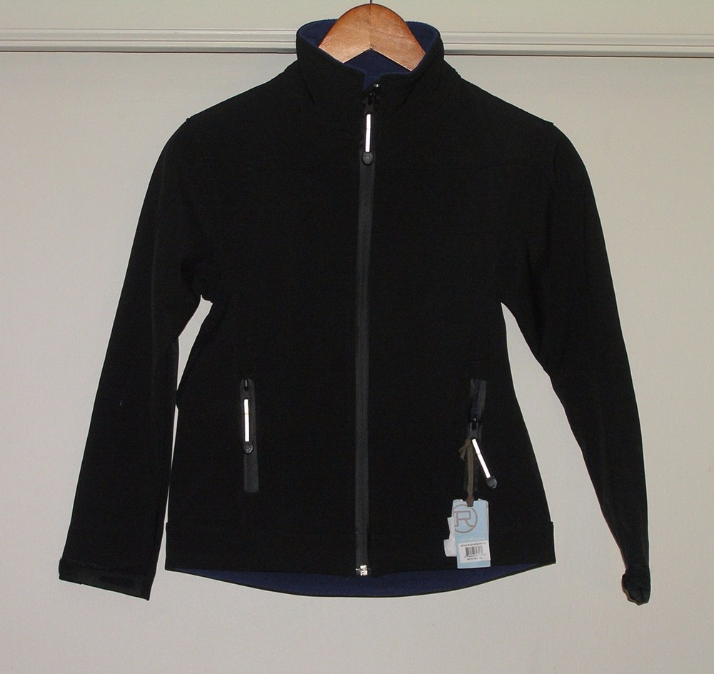 ROPER Boy's Softshell Jacket Outerwear Black Western Small  XL  NEW