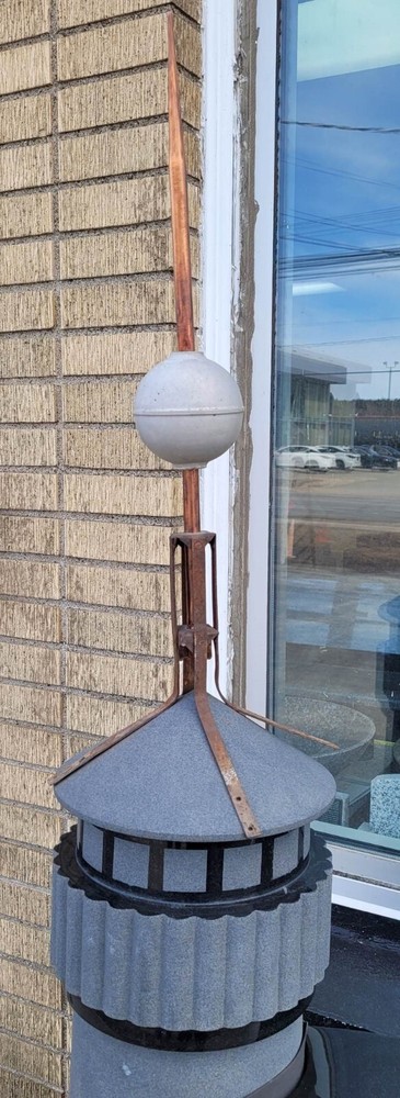 Copper Lightning Strike Rod Pole with Wire
