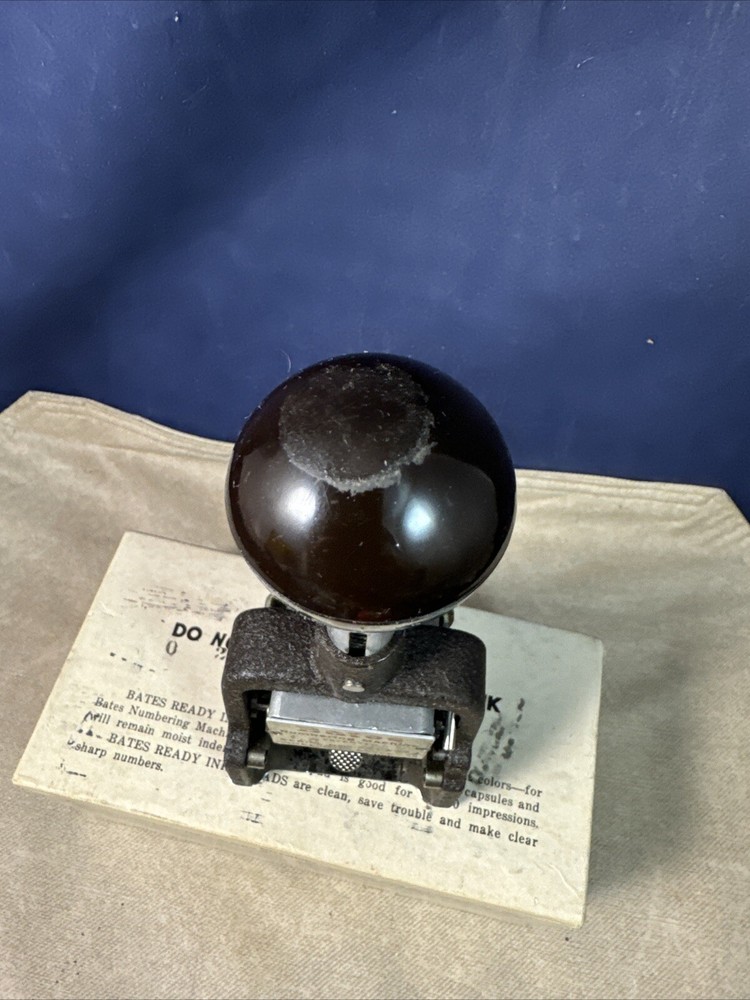 Bates Automatic Numbering Machine Wheels 6 Style E