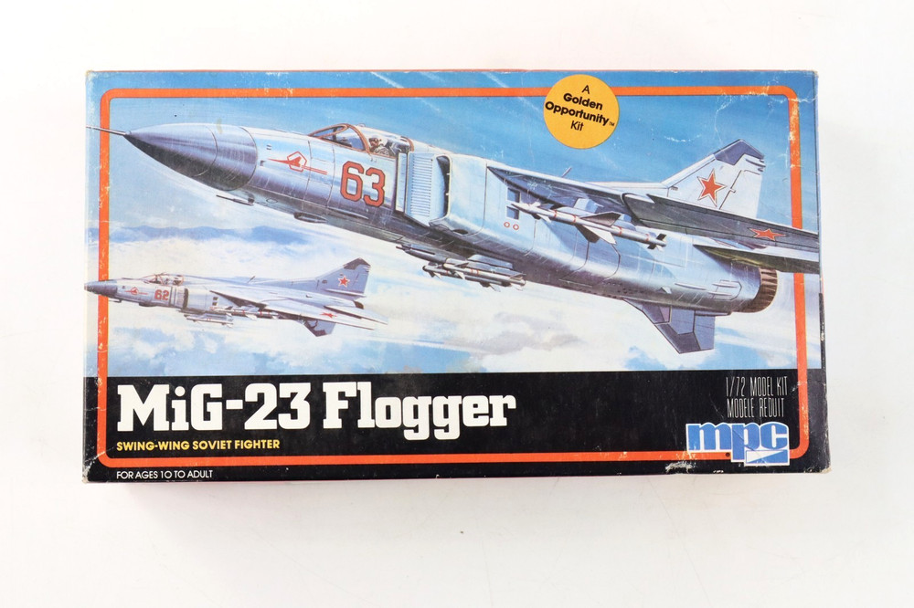 MPC 1/72 MiG-23 Flogger Swing Wing Soviet Fighter Model Kit